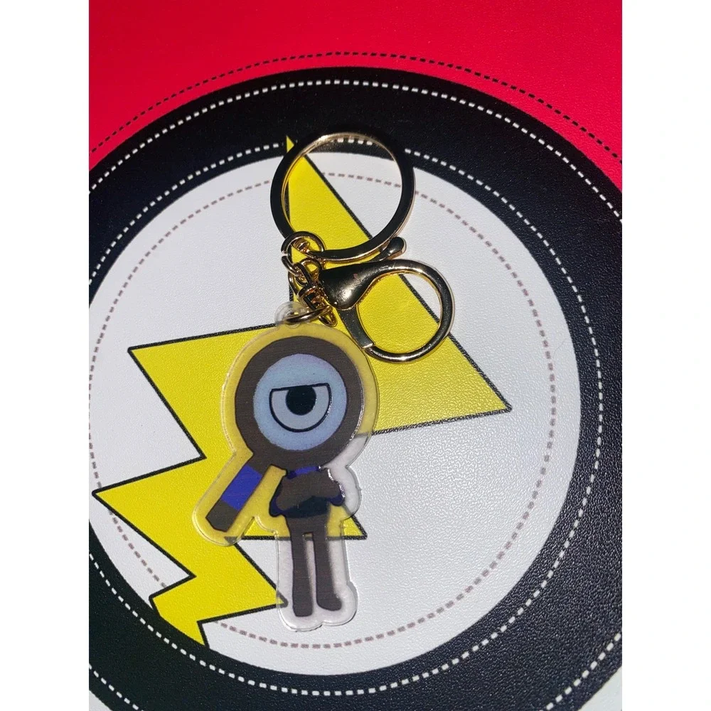 DW Rodger‎ Keychain Keyring Acrylic Metal Clasp Charm Dandy's World